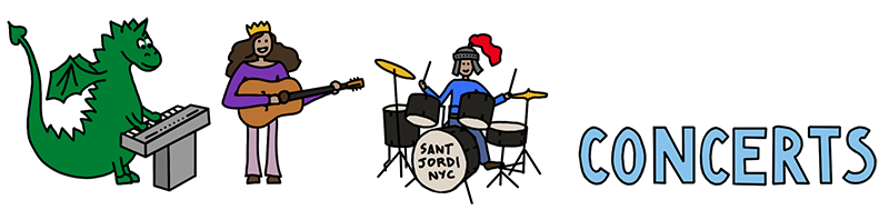 Sant Jordi NYC 2020 Concerts Sant Jordi NYC 2020 - Concert Page Illustration