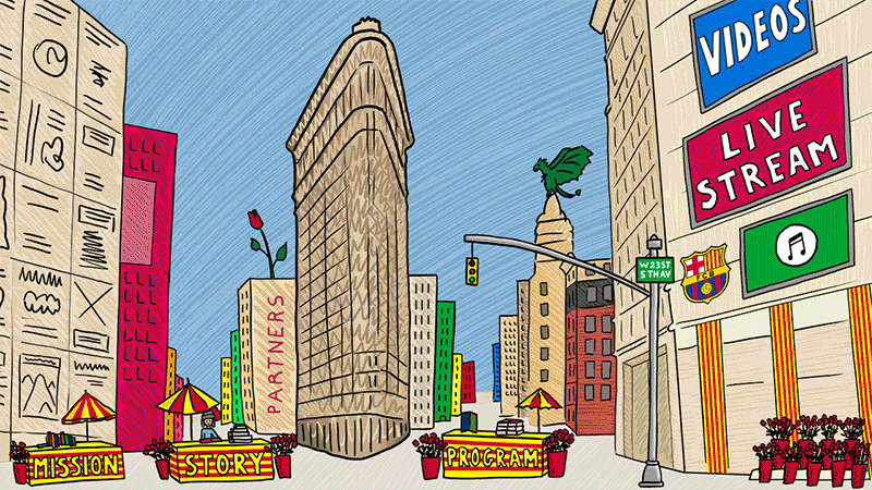 Landing Page Sant Jordi NYC 2020 Sant Jordi NYC 2020 - Landing Page animation